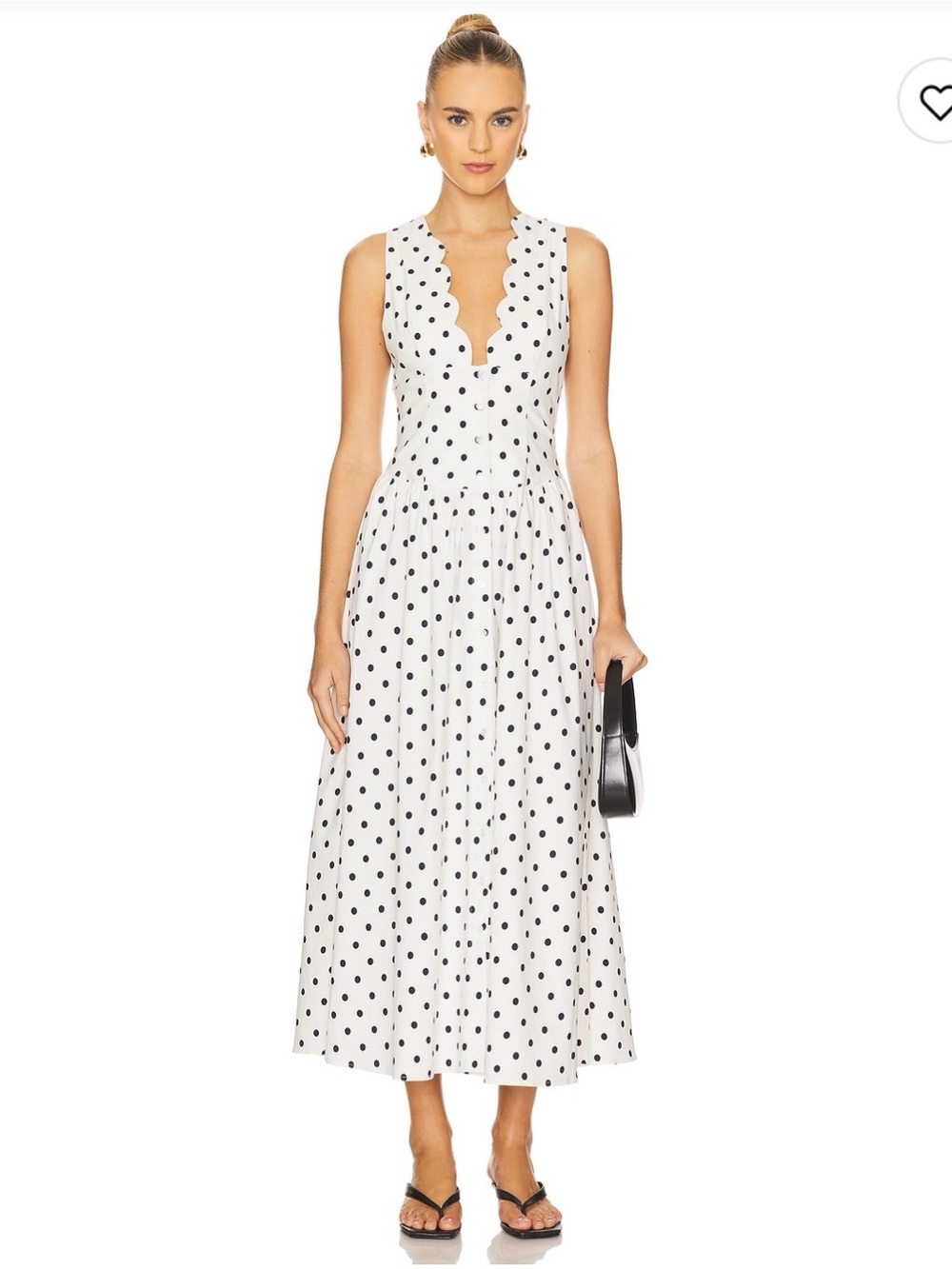Button Front Scallop Dress - WeWoreWhat